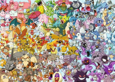 004608 Ravensburger Puzzel Pok&eacute;mon Challenge 1000 stukjes
