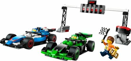 60474 LEGO City F1 grid met VCARB en Sauber