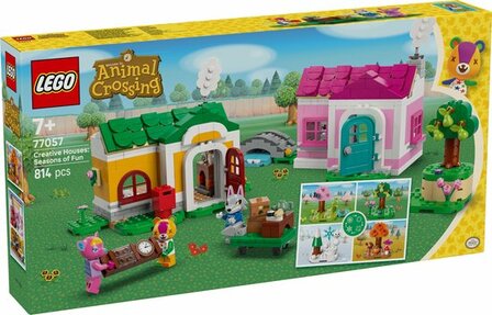77057 LEGO Animal Crossing&trade; Creatieve Huizen: Seizoenenlang Plezier