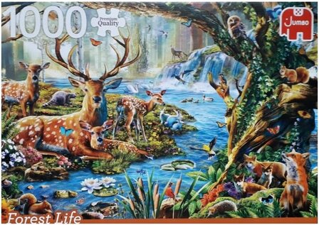 05201 Jumbo Puzzel Forest Life 1000 stukjes