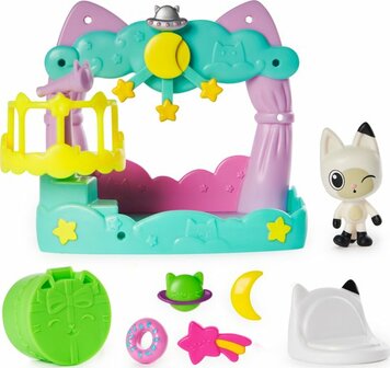 39469 Gabby's Poppenhuis  Pandy Paws-speelset met Sterrenwachtbalkon  8-delig