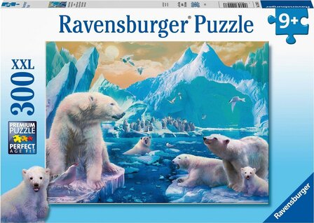 129478 Ravensburger Puzzel In het rijk van de ijsbeer 300 XXL stukjes