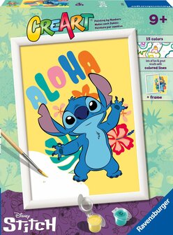 237692 Ravensburger CreArt Disney Aloha Stitch Schilderen op nummer
