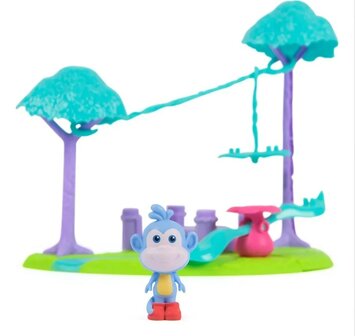 92242 Nickelodeon Dora Mini Playset Boots Glijschommel