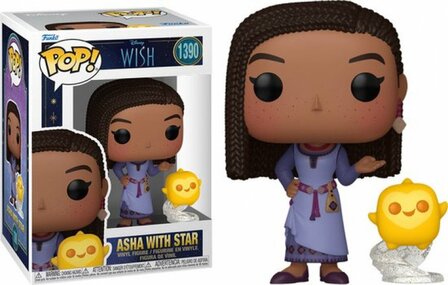 1390 Funko Pop! Disney: Wish  Asha with Star