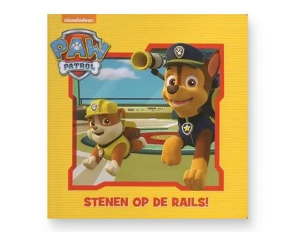 72122 Boek Paw Patrol Stenen op de Rails