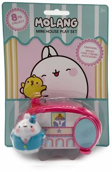 10433 Molang Mini House Playset Speelgoed met figuurtje en accessoire 8 verschillende