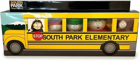 08249 South Park Poppetjes in Schoolbus 14,5x35cm  5 stuks  2,5 inch