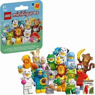 71051 LEGO Minifiguren Serie 28: Dierenkostuums 1 van 12 Figuren