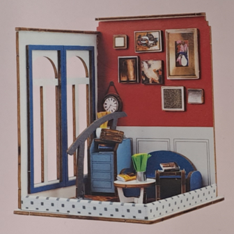 41832 Salon Miniature Miniatuur Huiskamer