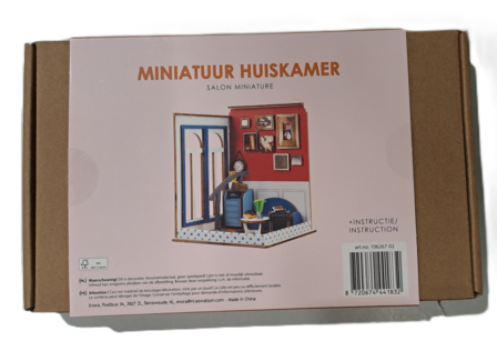 41832 Salon Miniature Miniatuur Huiskamer