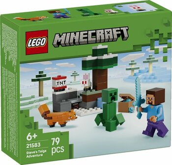 21583 LEGO Minecraft Steve's Taiga-Avontuur