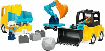 10475 LEGO Duplo Bouwvoertuigen 3-in-1 set