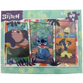14572 Disney Stitch Puzzel 3-luik 99 stukjes 5+
