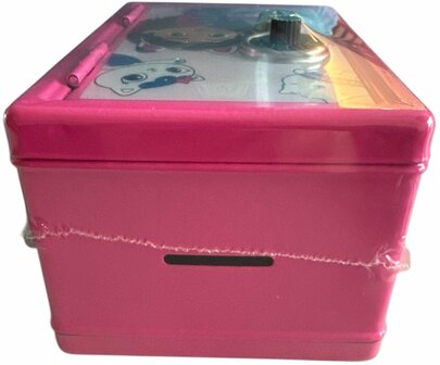 00971 Gabby&rsquo;s Dollhouse Kinder Spaarpot Kluis met Code Roze