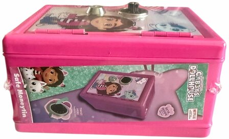 00971 Gabby&rsquo;s Dollhouse Kinder Spaarpot Kluis met Code Roze