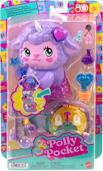 67033 Polly Pocket Knus Dromenland Schaap Compacte Speelfigurenset