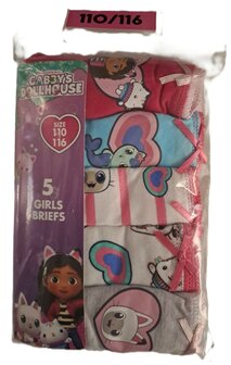 24040 Gabby's Dollhouse Meisjes Slip Maat 110-116 5 stuks