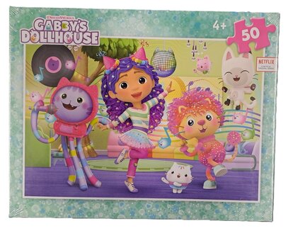 31678 Gabby's Dollhouse Puzzel Dansen 50 stukjes 4+