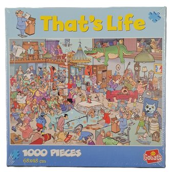 31631 Goliath Puzzel That's Life Veilingen 1000 stukjes