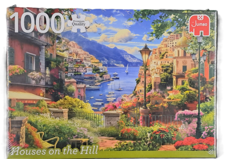 10236 Jumbo Puzzel Houses in the Hill 1000 stukjes