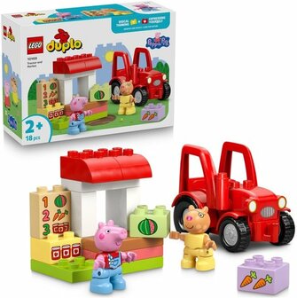 10468 LEGO DUPLO Peppa Big Tractor en Marktkraam
