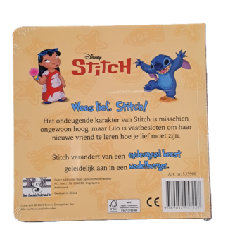 57227 Boek Disney Stitch  Wees Lief, Stitch