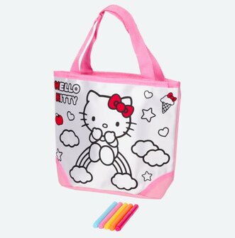 31161 Hello Kitty Kleur je eigen Tas Licht Roze