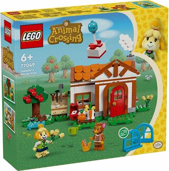 77049 LEGO Animal Crossing Isabelle op Visite
