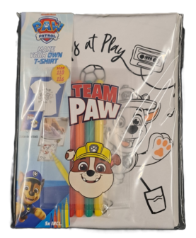 30041 Paw Patrol Maak je eigen T-shirt Maat 110-116
