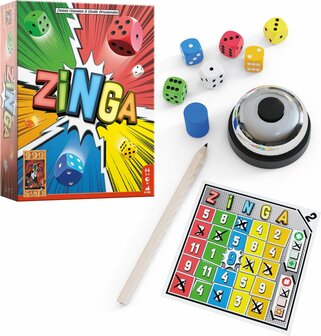 72054  999 Games Zinga Dobbelspel Reactiespel 