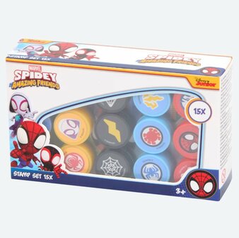38042 Marvel Spidey Stempelset 15 delig