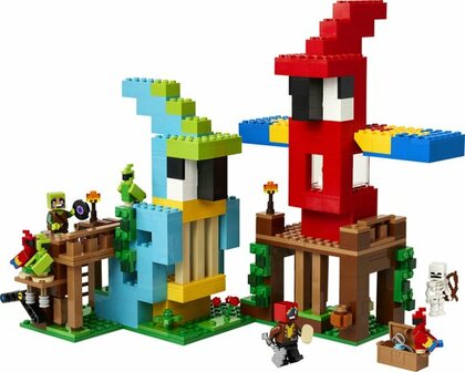 21282 LEGO Minecraft De Papegaaienhuizen