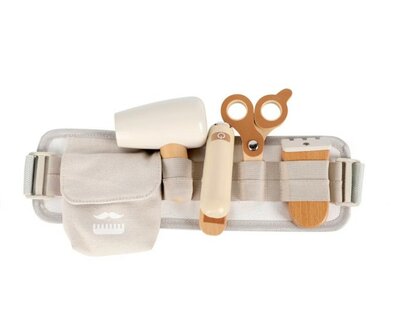 61018 Playing Kids Houten Kappersset met Riem