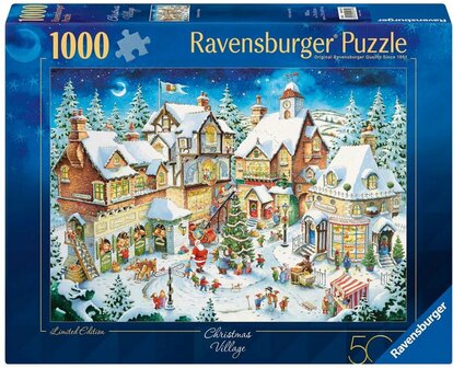 012719 Ravensburger Puzzel Kerst Winter Sfeer 1000 stukjes