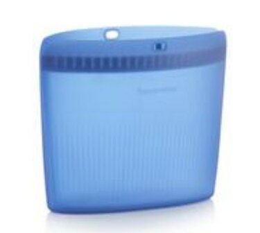64653 Tupperware Ultimate Silicone Bag L Blauw