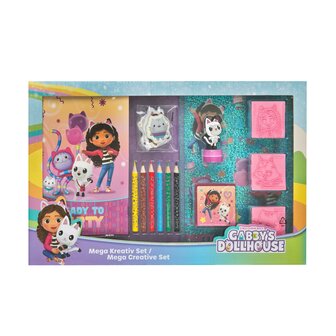 30493 Mega Kleur- en Stempelset Gabby's Dollhouse  15dlg.