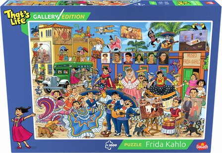 41067 Goliath Puzzel That's Life Gallery Edition Frida Kahlo 1000 stukjes