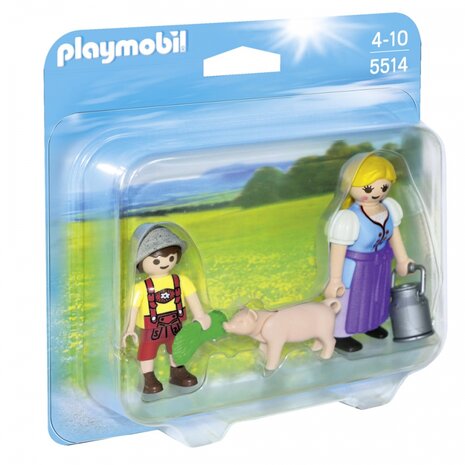 5514 PLAYMOBIL DuoPack Boerin en zoon