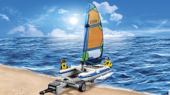 60149 LEGO City Pickup 4x4 met catamaran 