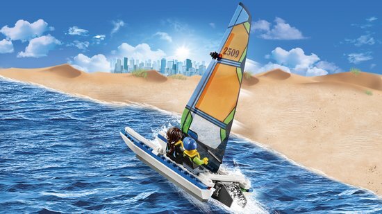 60149 LEGO City Pickup 4x4 met catamaran 