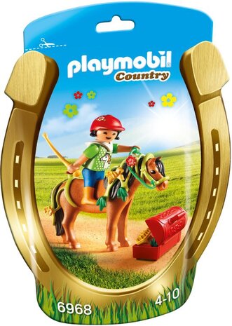 6968 PLAYMOBIL Country Pony om te versieren Bloem