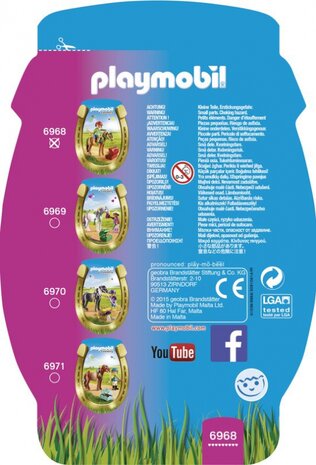 6968 PLAYMOBIL Country Pony om te versieren Bloem