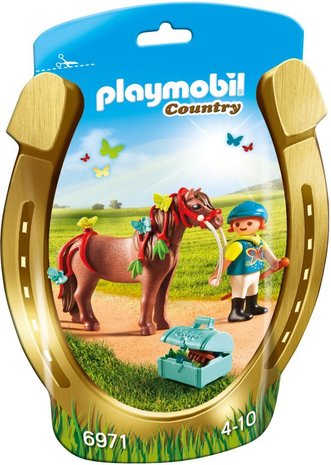 6971 PLAYMOBIL Country Pony om te versieren Vlinder