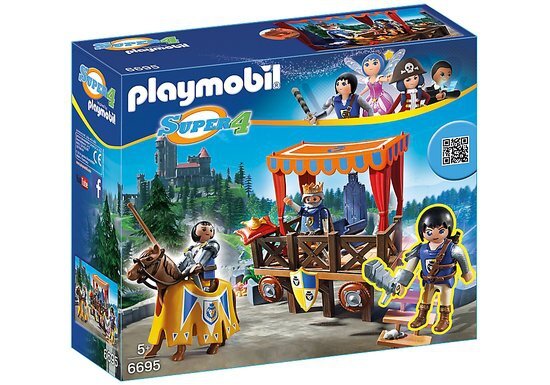 6695 PLAYMOBIL Super4 Koningstribune met Alex