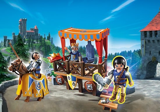 6695 PLAYMOBIL Super4 Koningstribune met Alex