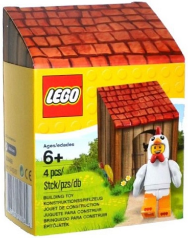 5004468 LEGO Paaskuiken minifiguur met huis