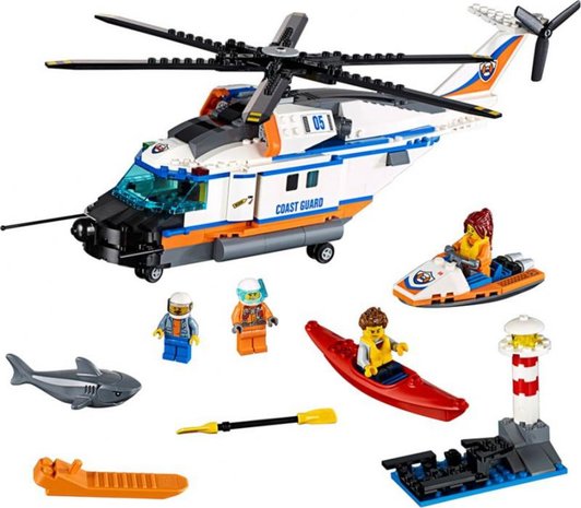 60166 LEGO City Zware reddingshelikopter 