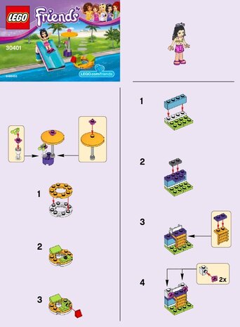 30401 LEGO® Friends waterglijbaan (polybag)