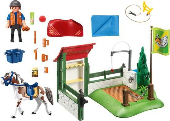 6929 Playmobil Paardenwasplaats